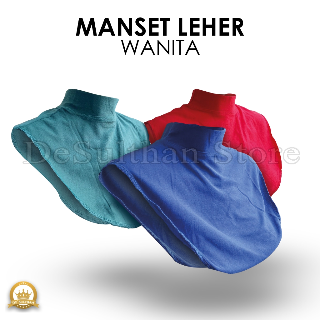 Manset Leher Turtle Neck Wanita Jumbo Polos Kerah Tinggi Dalaman Perempuan Hitam Putih Warna Kulit R