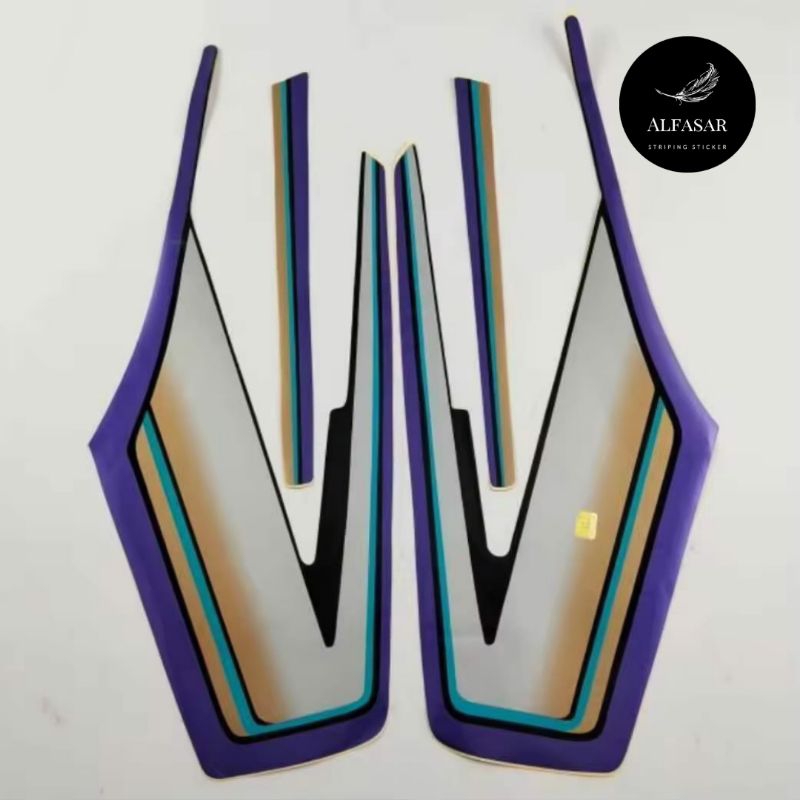 STICKER Striping YAMAHA RX KING Tahun 1993 Full set