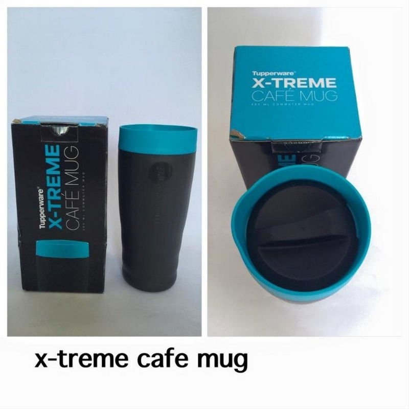xtreme cafe mug tupperware (botol panas dingin)