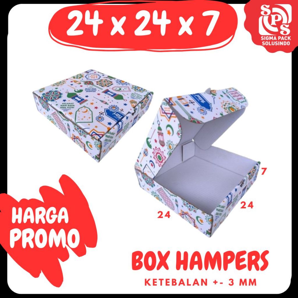 

Box 24x24x7 LD Idul Fitri Pizza/Print/Polos / custom / Hampers / hoodie / mukena / hijab/brownis