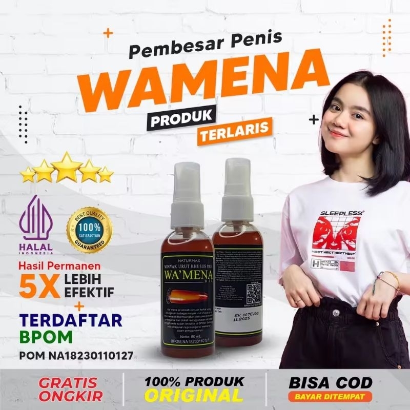 Minyak Wamena Naturmax Obat Pembesar Mr P. Anti Lemah