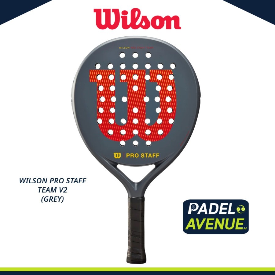 WILSON PRO STAFF TEAM V2 GREY PADEL RACKET RAKET