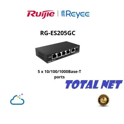 Ruiji RG-ES205GC ES205GC 5 Port Gigabit Cloud Managed Switch