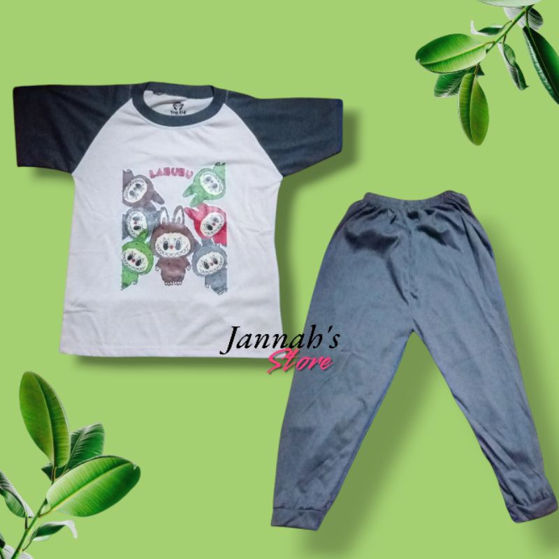 Jannah's Store_ Setelan Anak Cowok/ TopKid_Size XL, umur 8-9 tahun