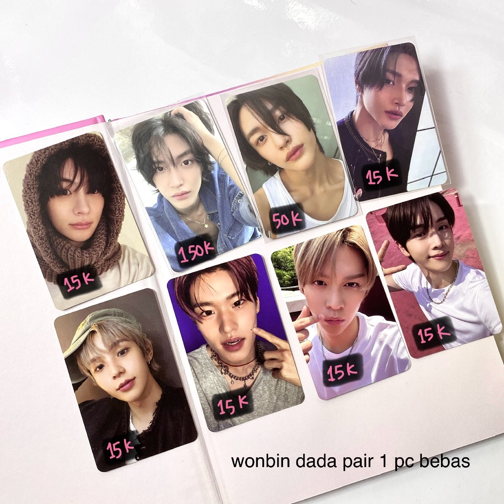 PHOTOCARD PC RIIZE WONBIN SG24 DADA GAG GET A GUITAR KUTANG COLLECTBOOK RIIZING SHOTARO EUNSEOK SUNG