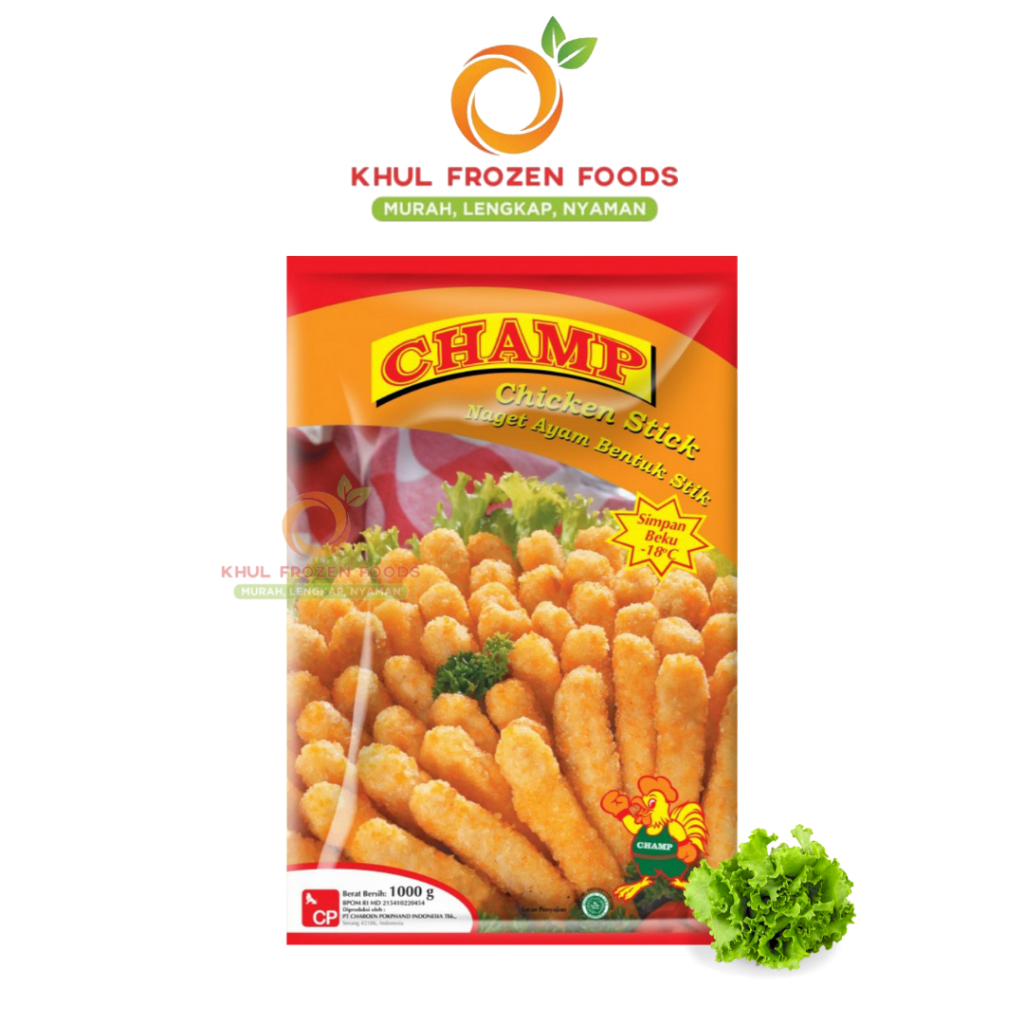 

Champ Nugget Ayam Stik 1KG / CHAMP / Nugget ayam frozen