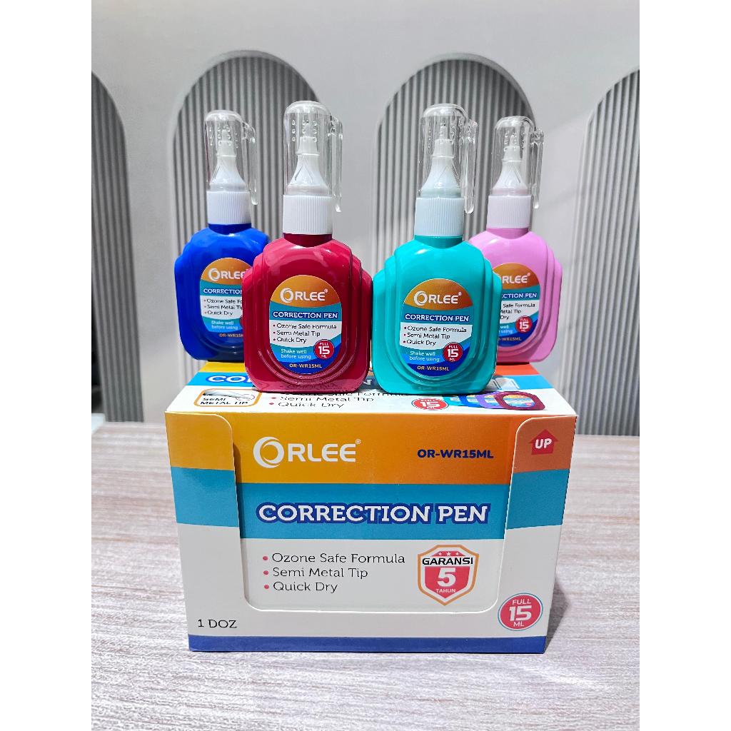 

Correction Pen ORLEE | TIPE X | Penghapus Bolpoin | Orlee Tipe X OR-WR15ML | tipe x ORLEE ORI