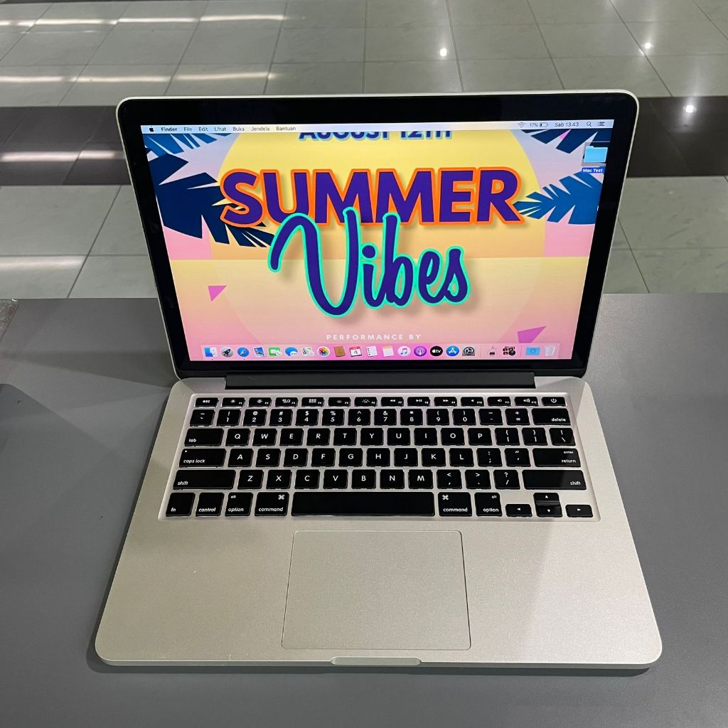 Macbook pro retina 2012 13" Ram 8 GB SSD 128 GB intel core i5 mulus