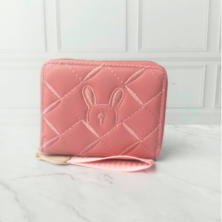 LAKUSO Dompet Resleting Satu Kecil Dompet Wanita Murah Bahan Kulit Sintetis #24-88