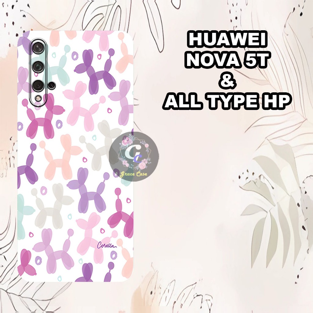 (GC21) Softcase karet Hp HUAWEI NOVA 5T Terbaru 2024 | Case Motif CEWEK | Case  Hp  HUAWEI NOVA 5T  