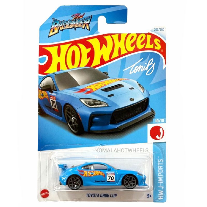 Hot Wheels Toyota GR86 Cup Biru