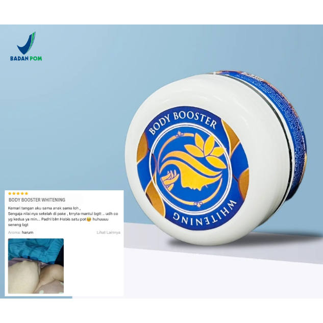 BPOM PAKET PEMUTIH BADAN Bibit pemutih booster