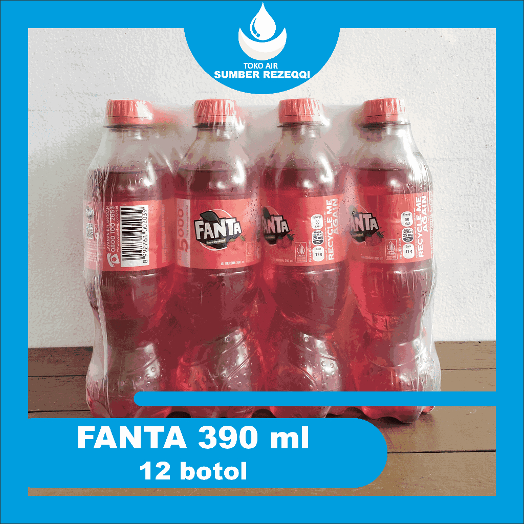 

FANTA BOTOL 390 ml (12 BOTOL) MINUMAN SODA