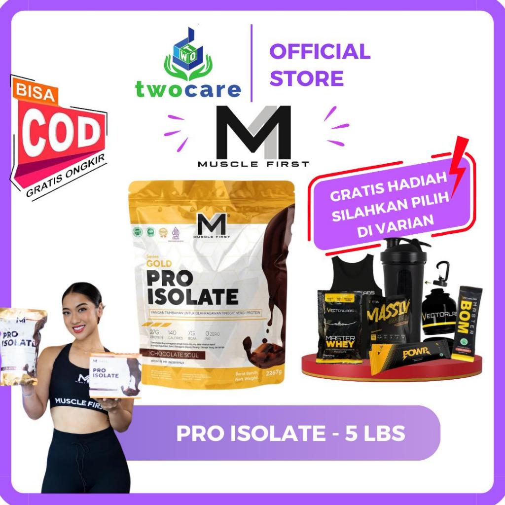 Muscle First M1 Pro Isolate Protein 5LB 2,3kg Whey Isolate M1 Gold HALAL & BPOM M1