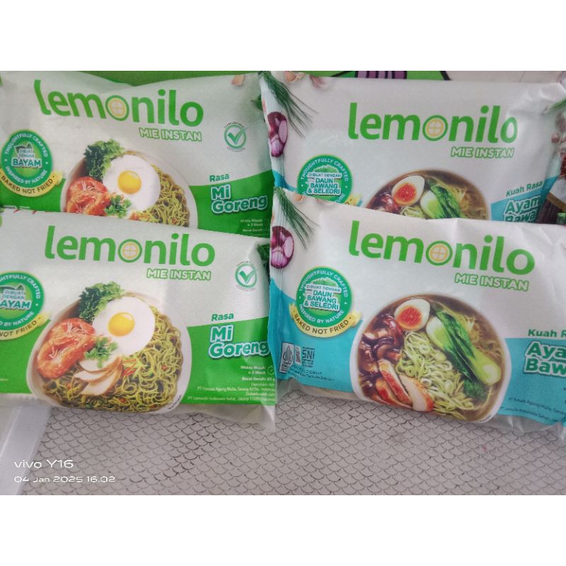 

Lemonilo Mie Instan Rasa Mi Goreng Ayam Bawang