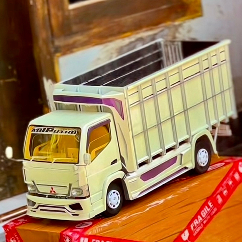 Truk Oleng Full Variasi - RC Miniatur Truk - Truk Oleng Dari Kayu Asli - Mainan Anak