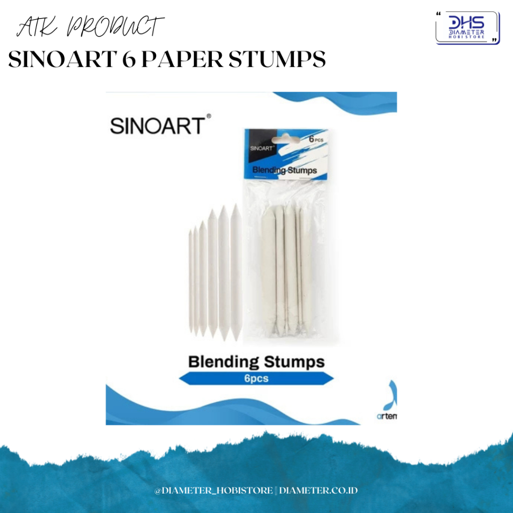 

Sinoart 6 Paper Stumps / Dusel Blending Stump