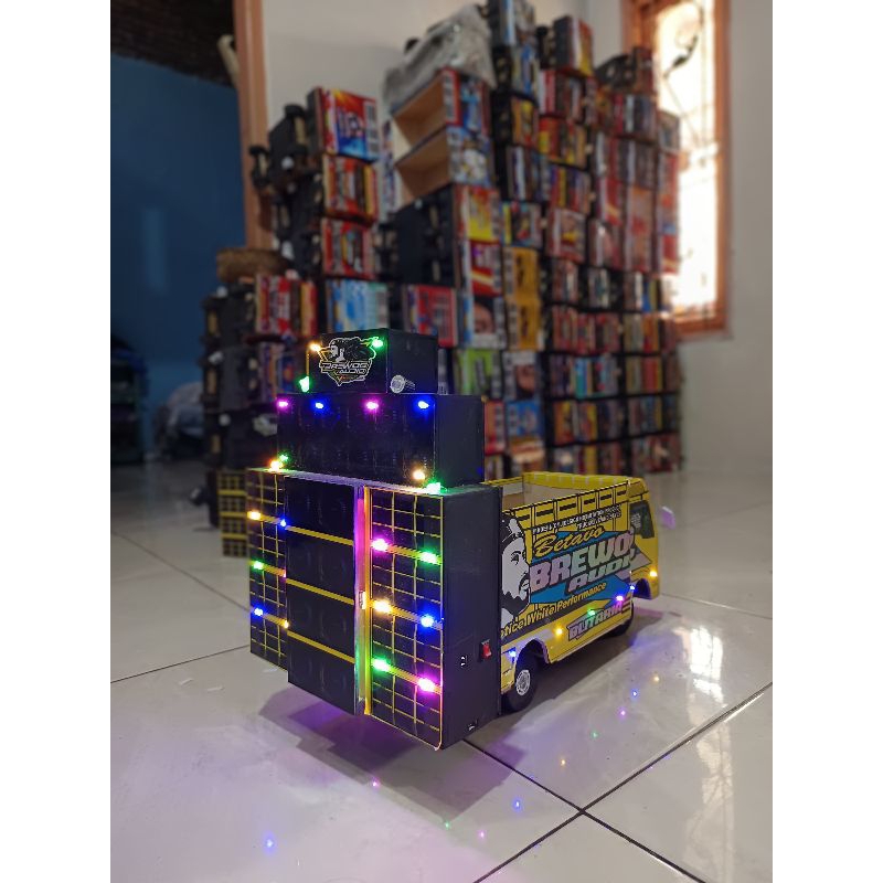 miniatur truk sound system/truk sound horeg brewog audio