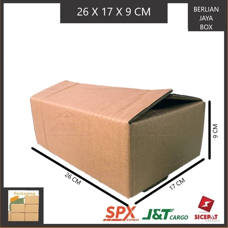 

KARDUS PACKING SINGGLE WALL UKURAN P26xL17xT9