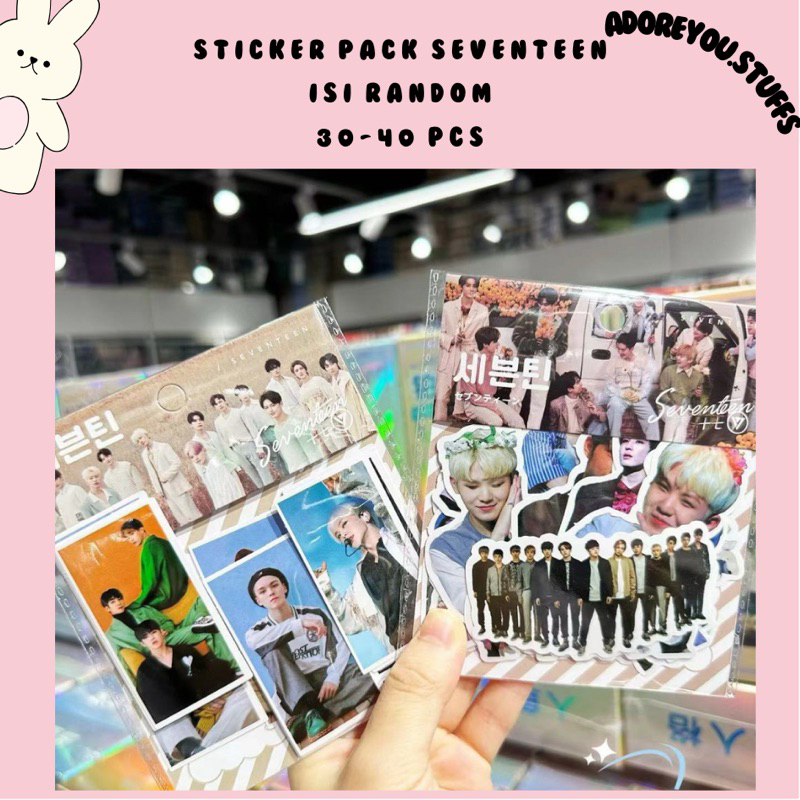 

SEVENTEEN STICKER PACK STICKER DECO FREEBIES KPOP