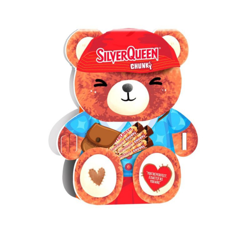 

Silver Queen Bear Chunky Bar edisi Valentine isi 3x26Gr