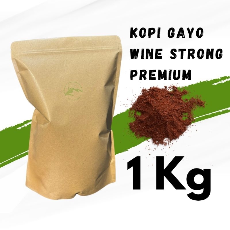 

KOPI WINE GAYO Strong PREMIUM 1 Kg (Grosir Terlaris)