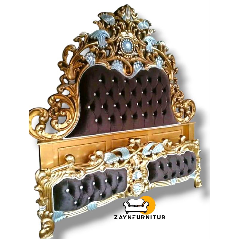 Dipan Ukir Barong luxury Kayu Jati Jepara