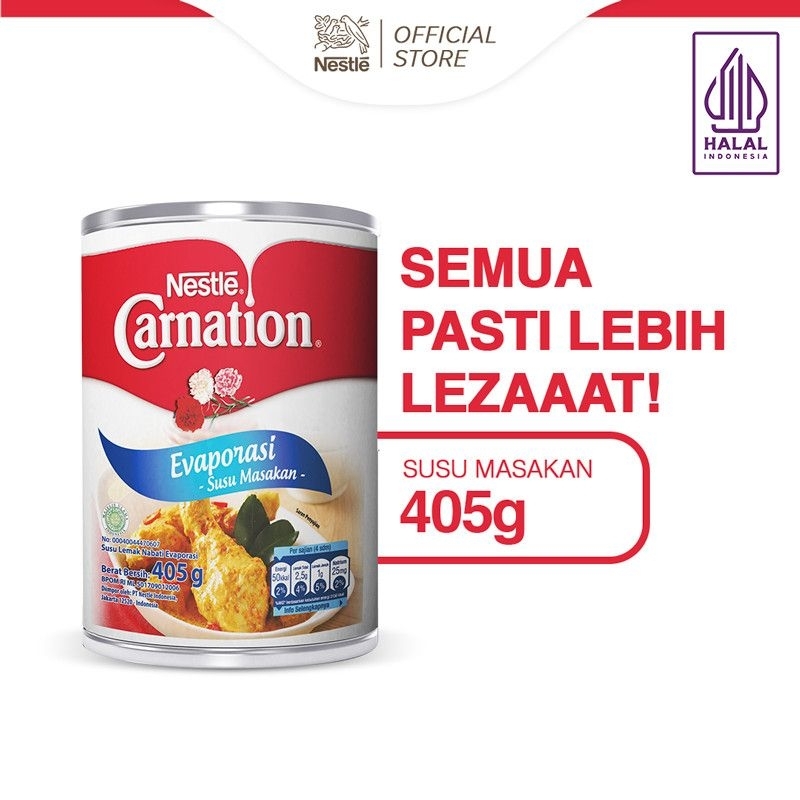 

Susu Carnation Evaporasi 405 gr Original