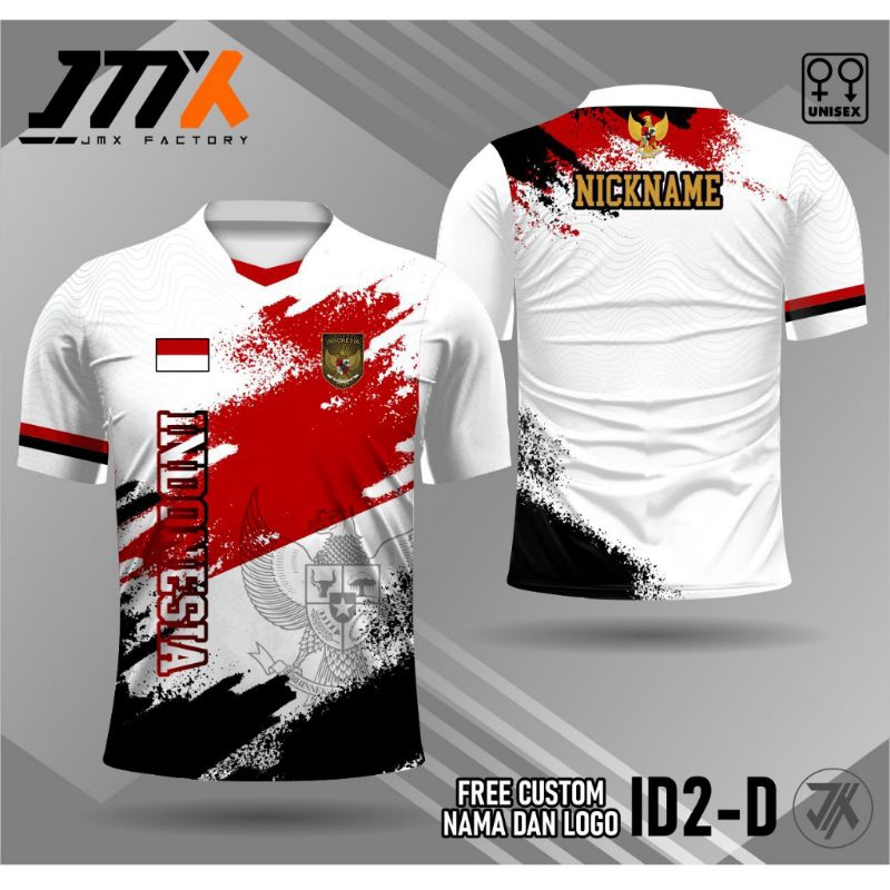 Jersey Garuda indonesia / kaos indonesia Garuda free tambah nama dan logo