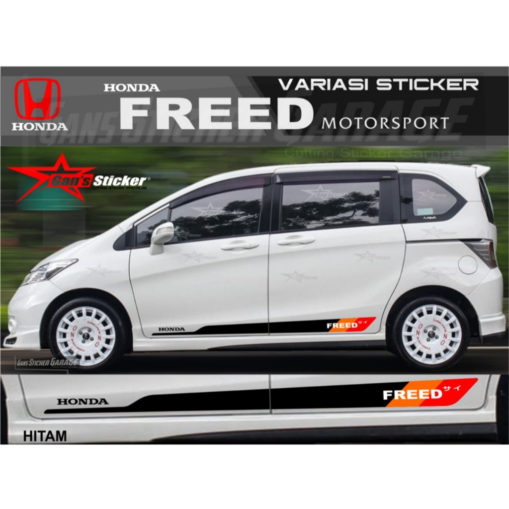 Honda Freed Variasi Sticker Honda Freed aksesoris honda freed