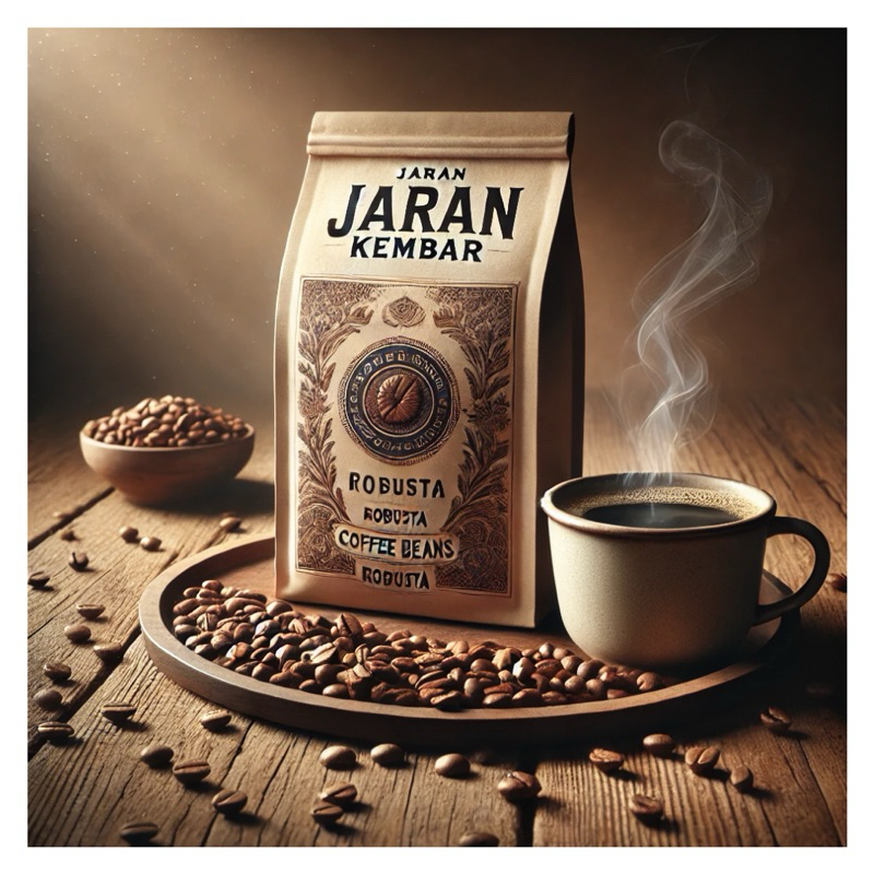 

JARAN KEMBAR Kopi Robusta Khas PONTIANAK 100 Gram - Kopi Bubuk Robusta Original