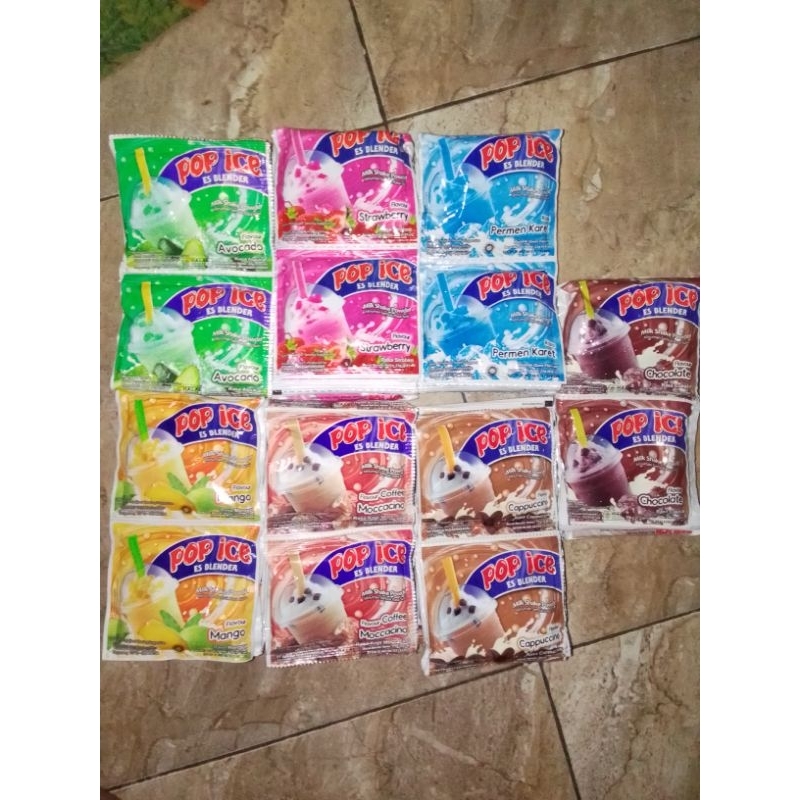 

(10) POP ICE RASA-RASA 1 RENCENG ISI 10 SACHET