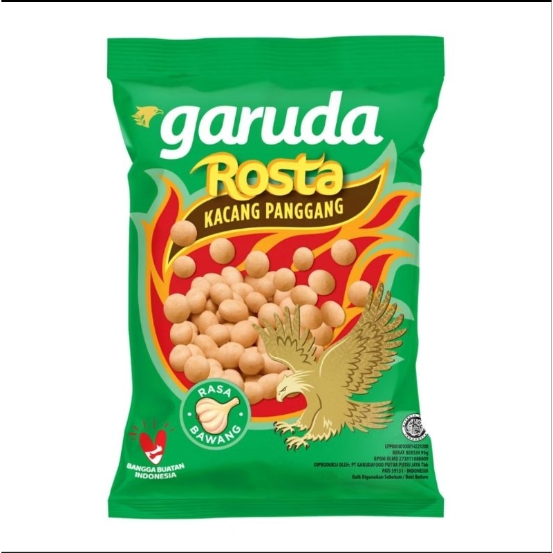 

garuda rosta kacang panggang 95gram rasa bawang