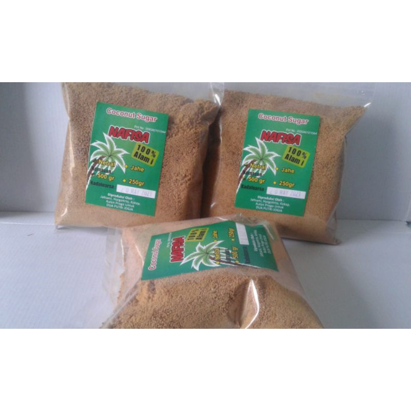 

Coconut sugar/Gula kelapa bubuk organik kemasan 500gr