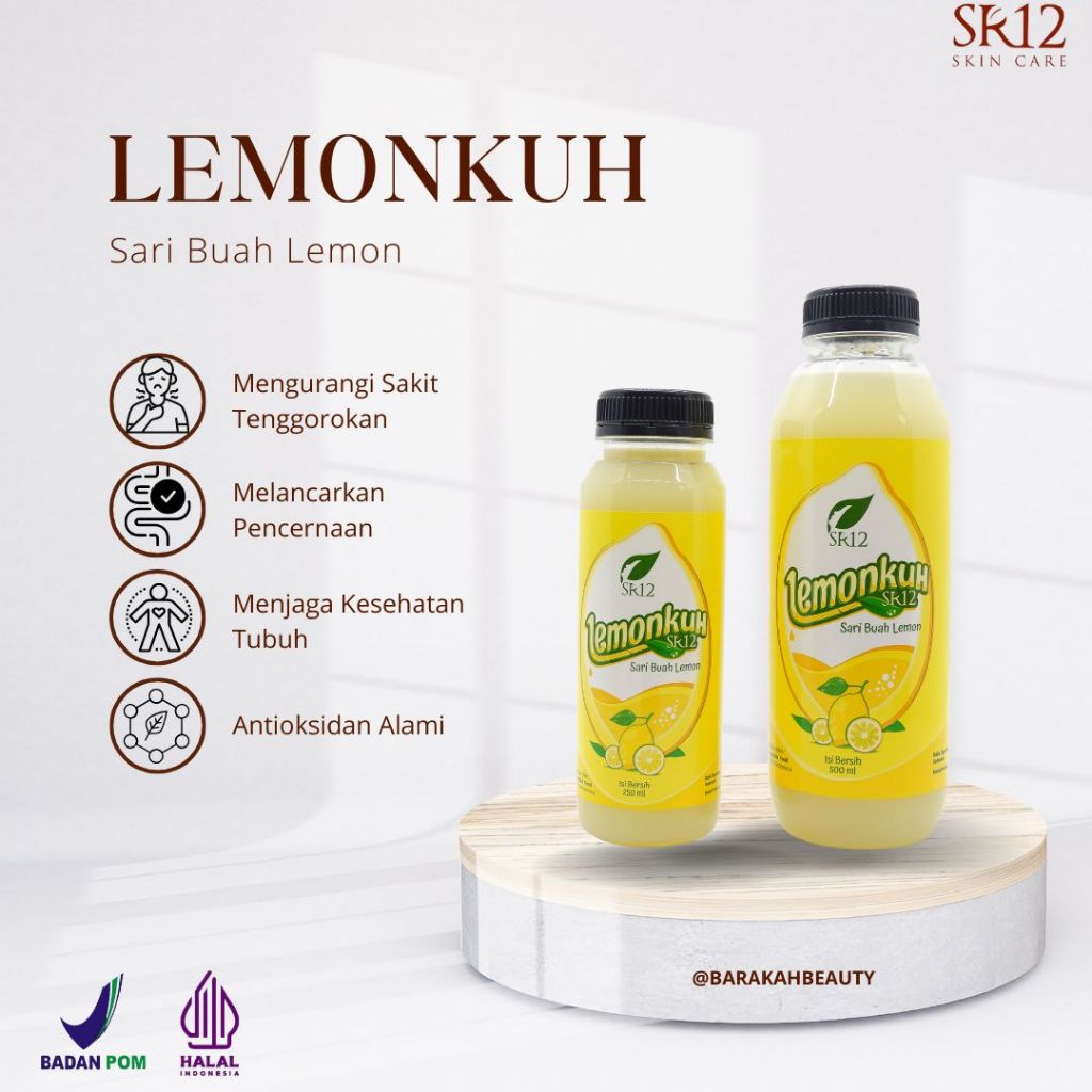 

Lemonkuh SR12 Herbal - Sari Buah Lemon Alami & Enak - Lemonku Untuk Diet, Detox, Tinggi Vitamin C