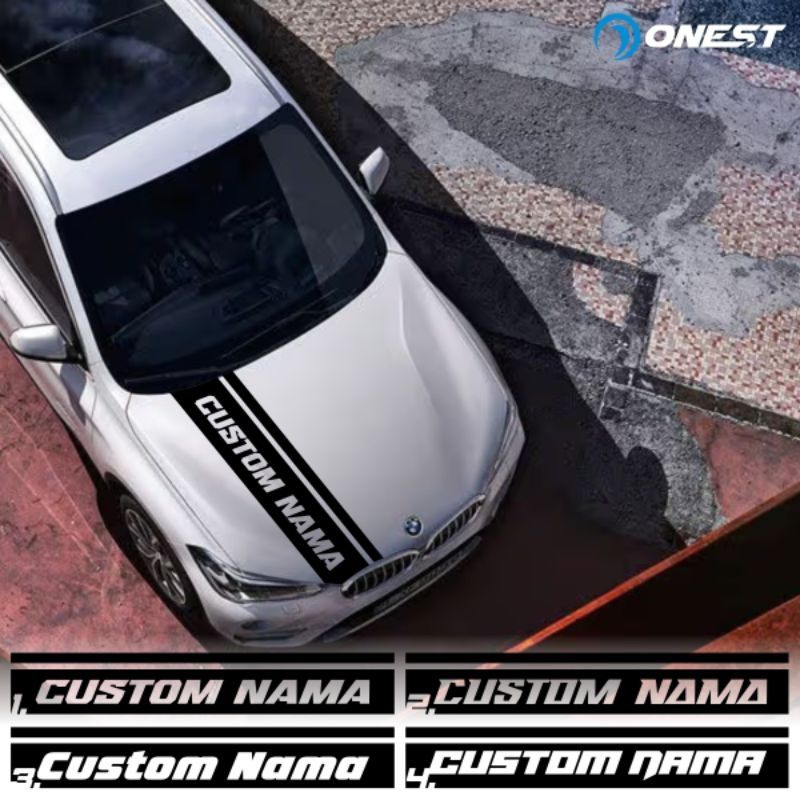 Sticker kap mobil custom sticker kap mobil terlaris custom stiker kap mobil custom terbaru