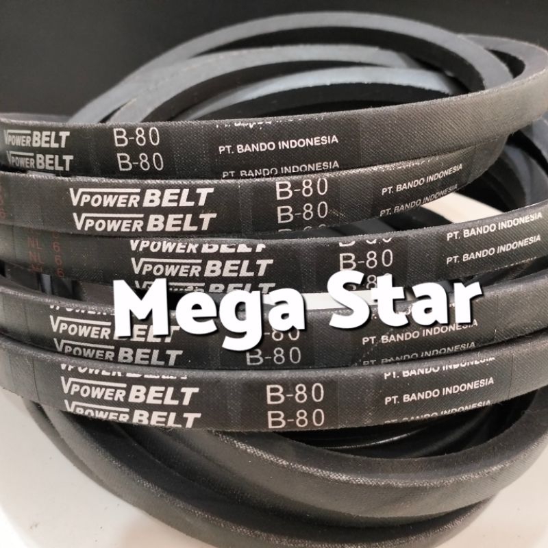 VAN BELT / FAN BELT B 80 / B80 / B-80 VPOWER V-POWER V BELT