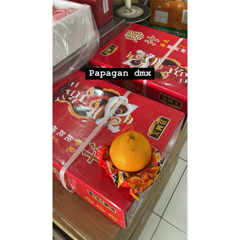 

(bisa kirim dadakan) hampers imlek buah cny jeruk papagan dekopon 3.5-3.8 kg papagam manis