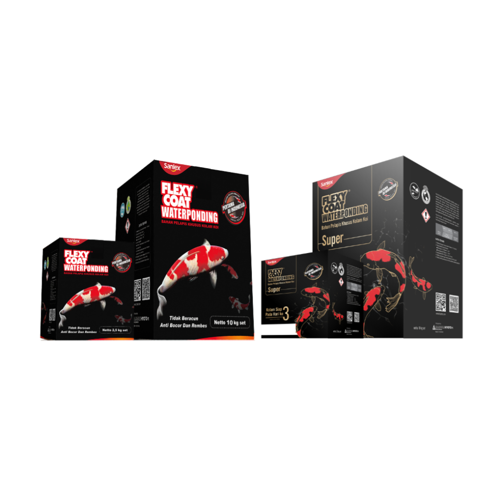 FLEXY COAT SANLEX KOLAM KOI WATERPONDING 10KG FLEXY COAT CAT PELAPIS KOLAM 10KG