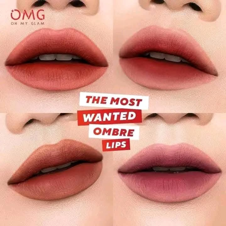 PAKET OMBRE OMG LIPCREAM TERMURAH / OH MY GLAM LIPCREAM OMBRE SPESIAL