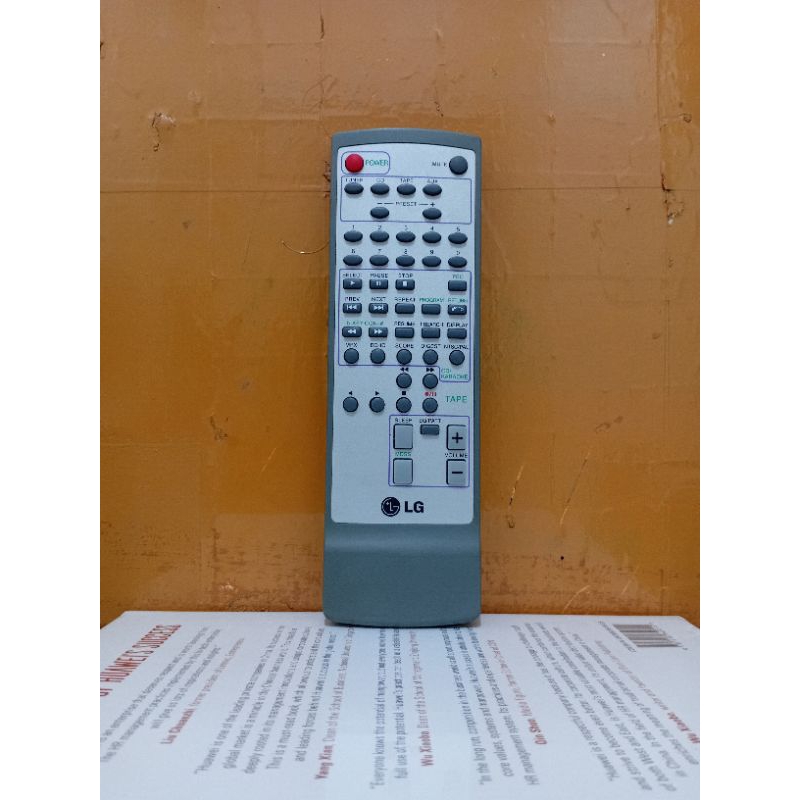 REMOTE TAPE CD COMPO KARAOKE LG ORIGINAL