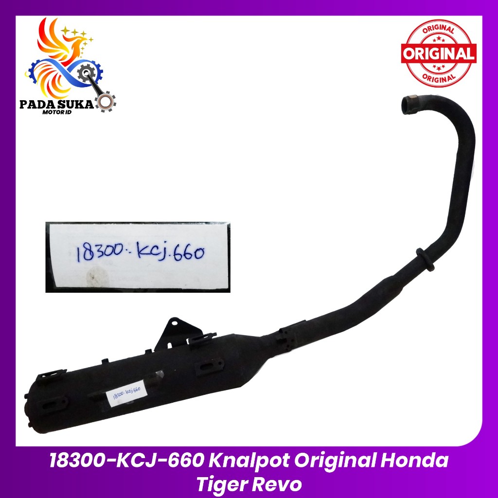 Knalpot Motor Tiger Revo / Knalpot Honda Tiger Revo - 18300KCJ660 Original AHM 100%