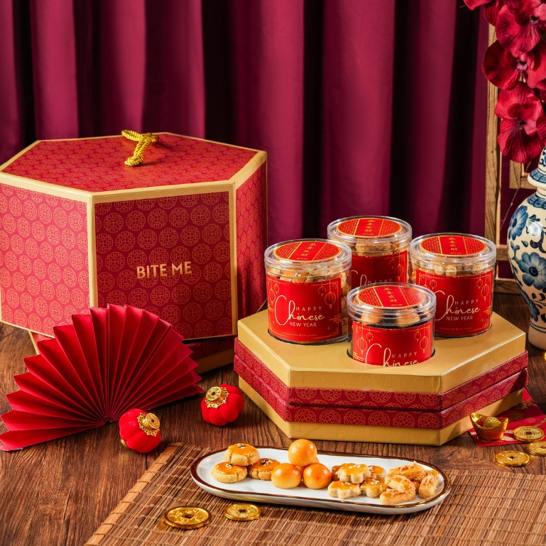 

Prosperity A Hampers (Isi 4 Jar) Chinese New Year / Imlek Hampers 2025