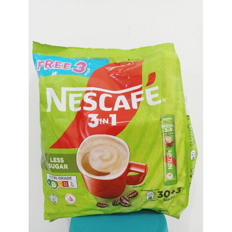 

Nescafe Less Sugar 30+3 sachets Singapore