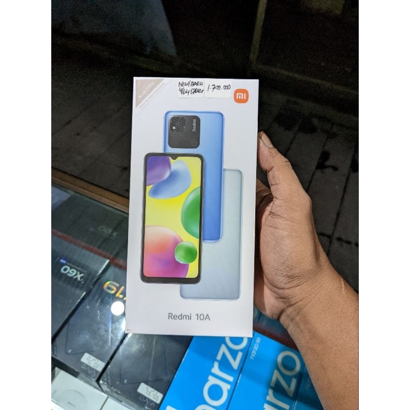 Xiaomi Redmi 10A 4/64 Silver Baru