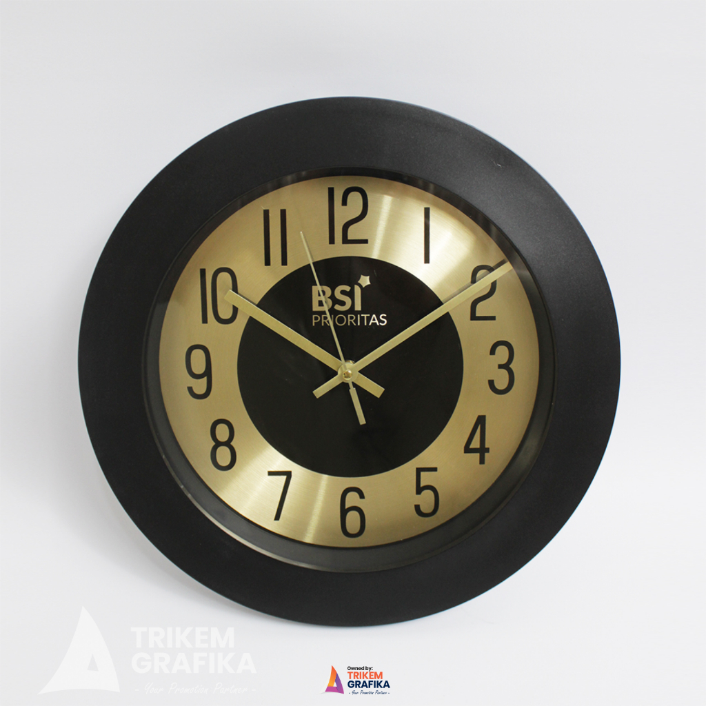 READY STOCK Trikem Jam Dinding Analog Prioritas BSI Bank Syariah Indonesia Prioritas
