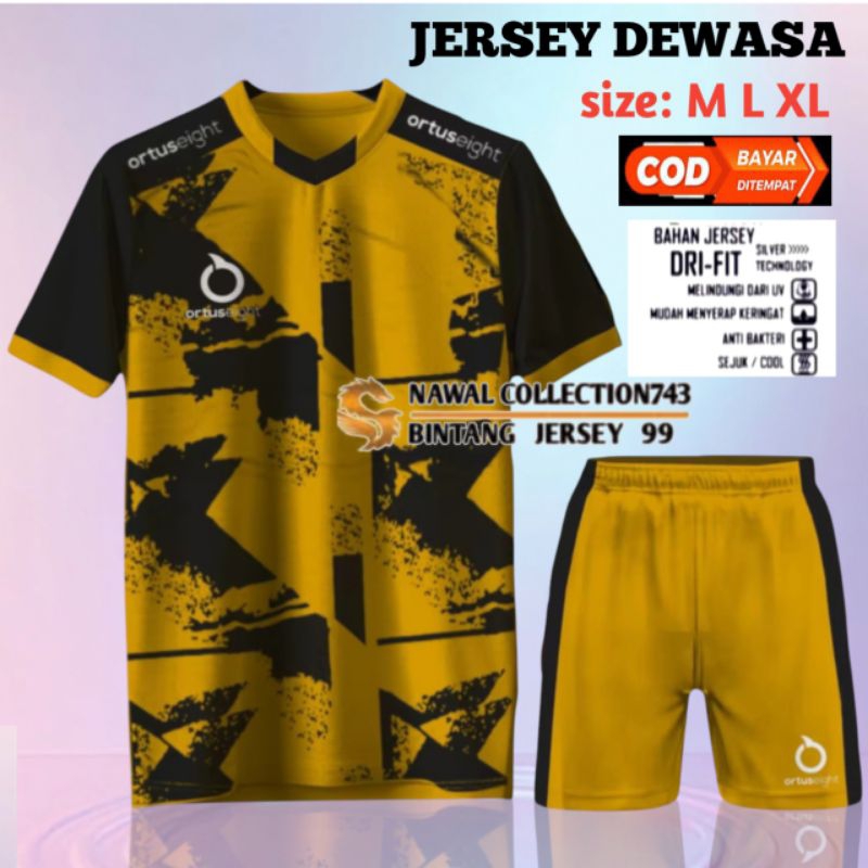 New Deals Hot Product Cod. Kaos Olah Raga Bola 2023 Terbaru Ortuseight. Stelan Jersey Futsal Bola