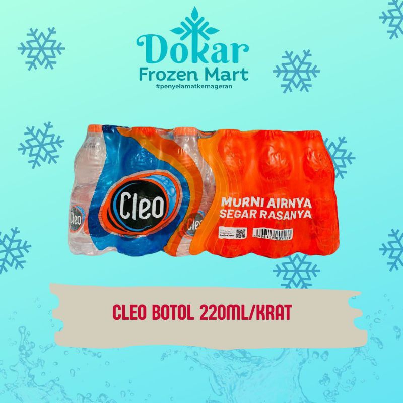 

Cleo Air Mineral Botol 220ml/krat