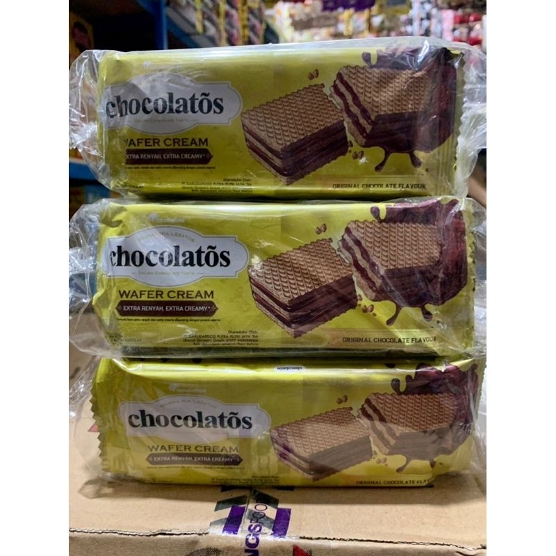

Chocolatos Wafer Cream isi 10 Pcs