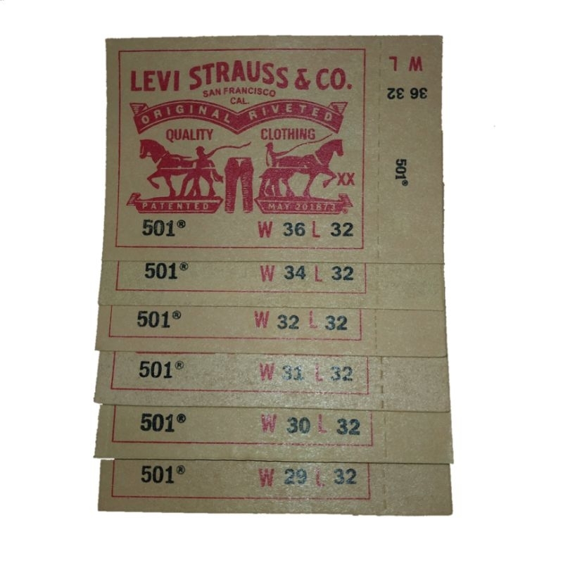 label levis laken seri